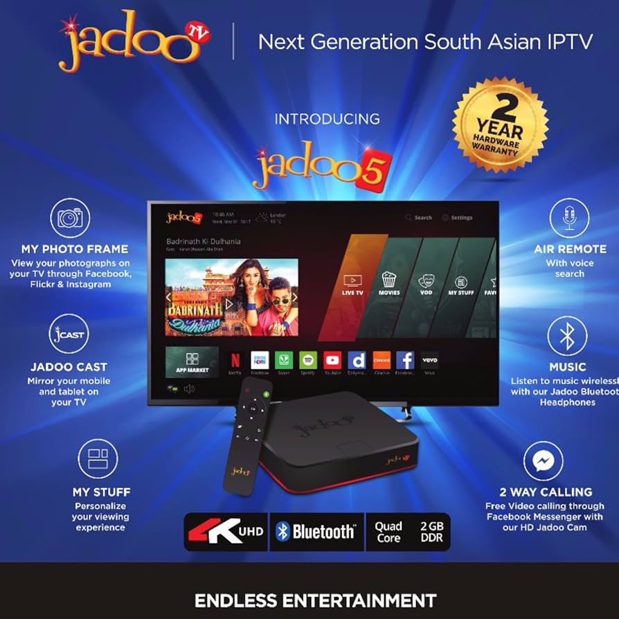 テレビ jadoo tv 5s JadooTV raises the stakes with the launch of Jadoo5 - 4K